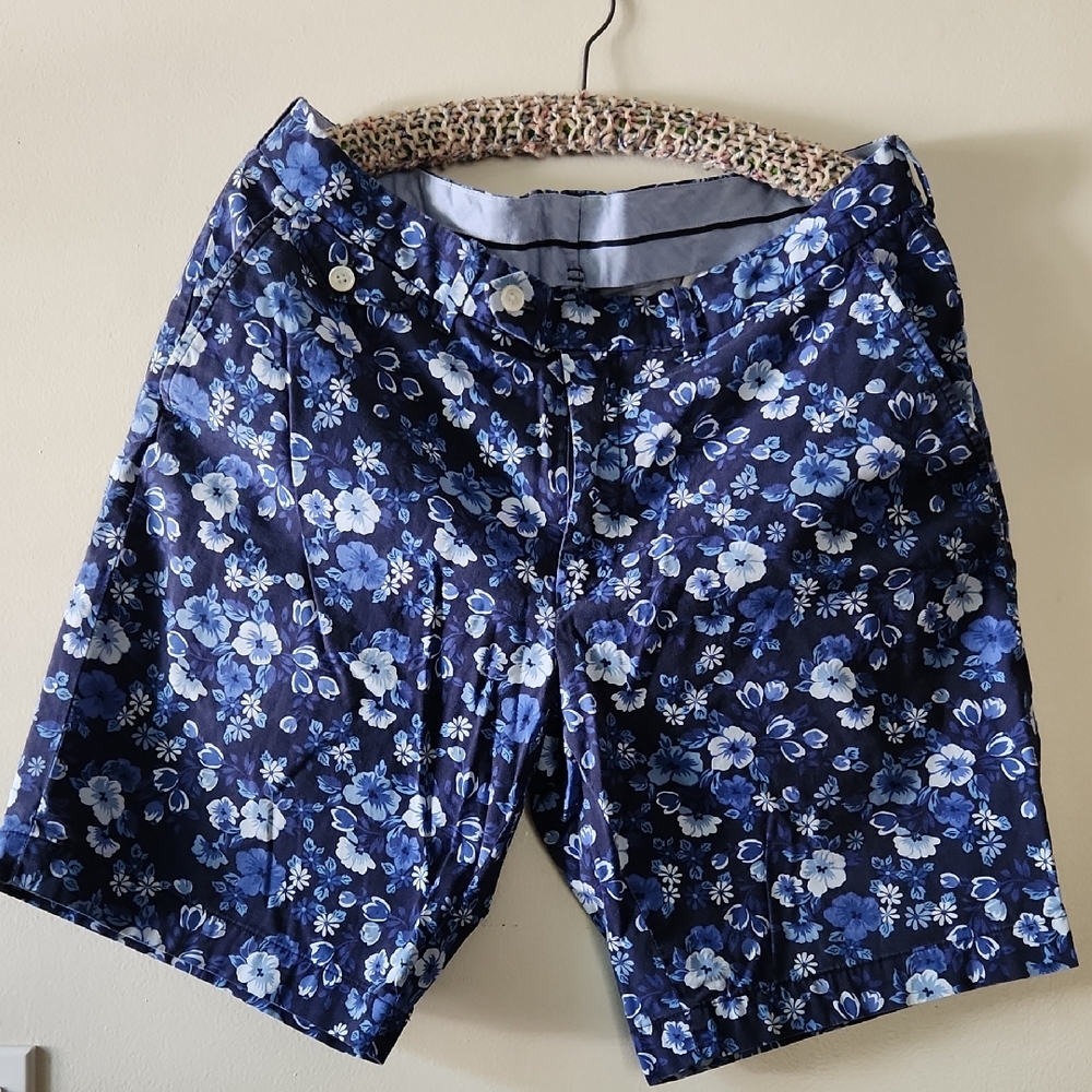 Ralph Lauren Blue Floral Golf Shorts